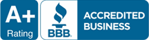 A+ Rating, Accredited Business, Better Business Bureau